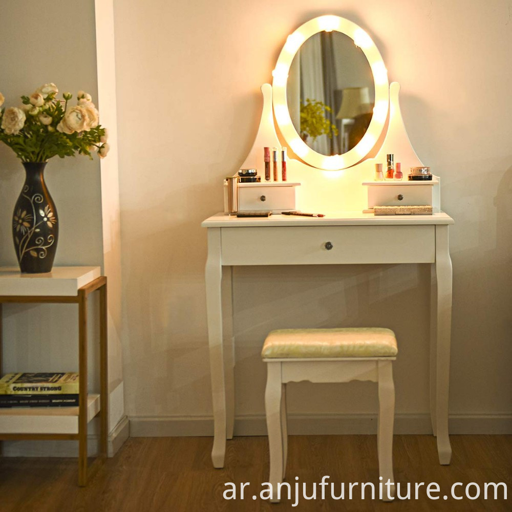 الصين Vanity French Simple Dressing Table Designs المصنعين