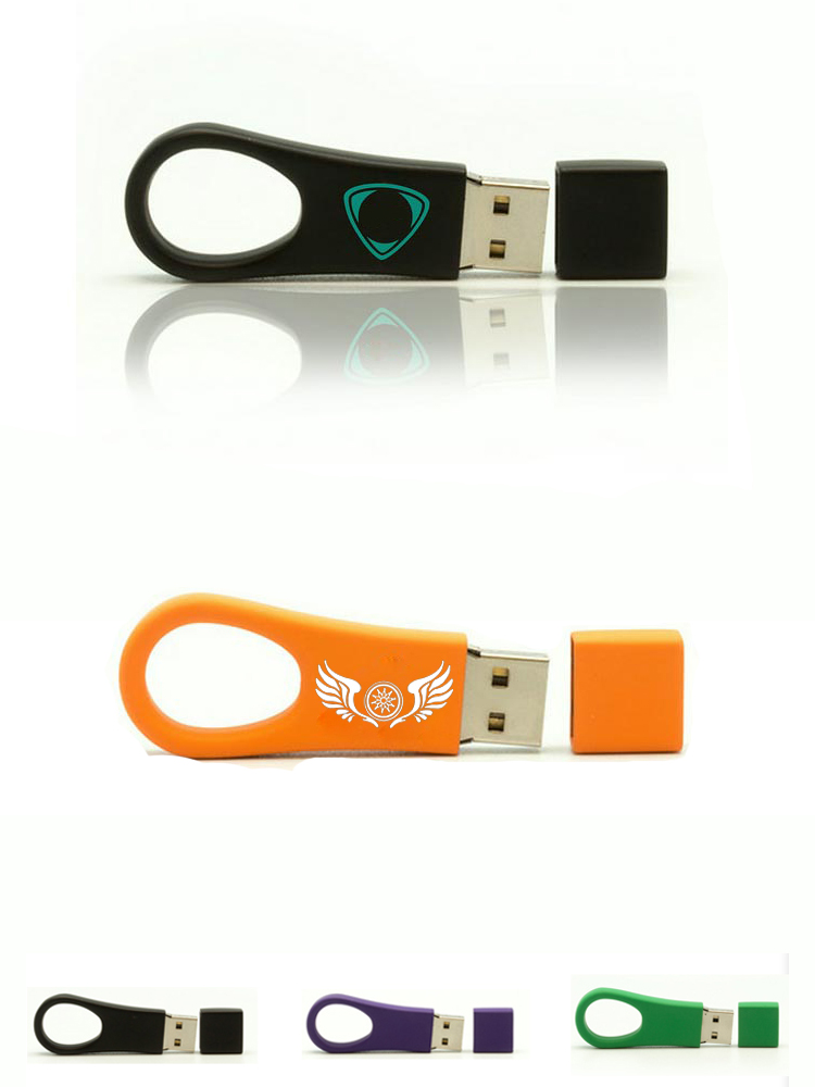 Plastic Usb Keychain