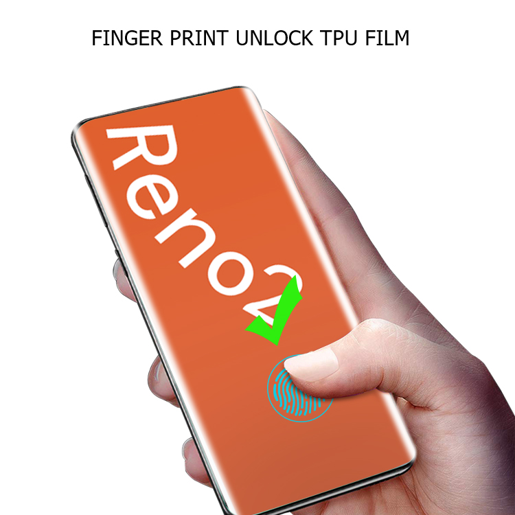 Fingerprint unlock screen protector for OPPO Reno 2
