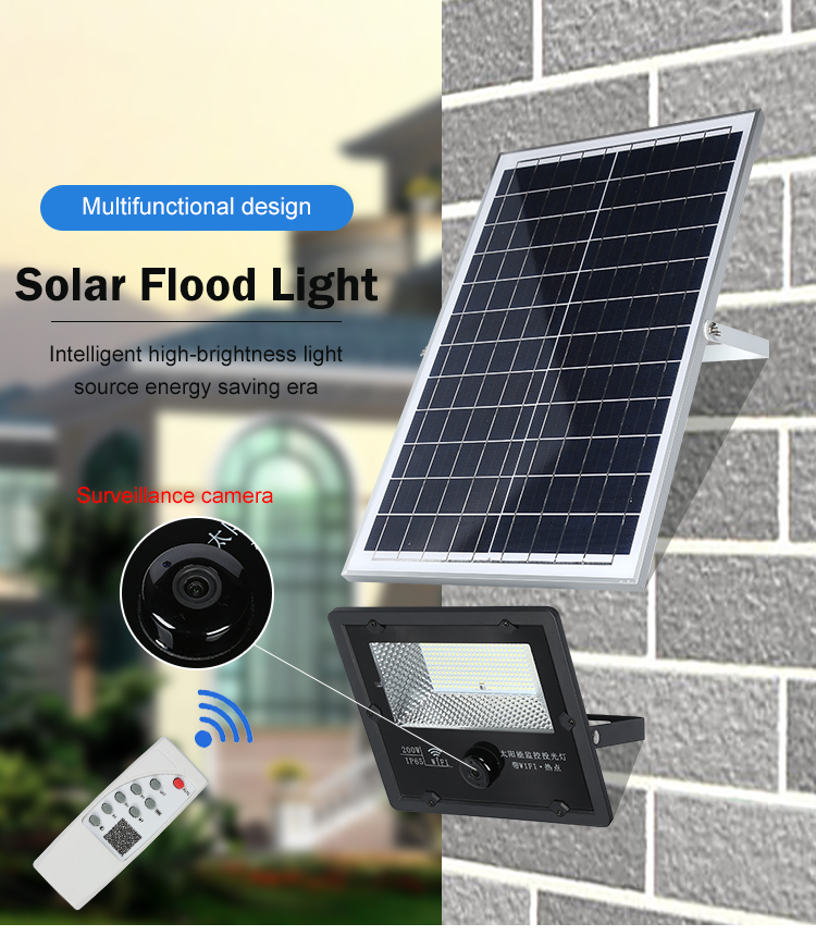 Led solar flood light