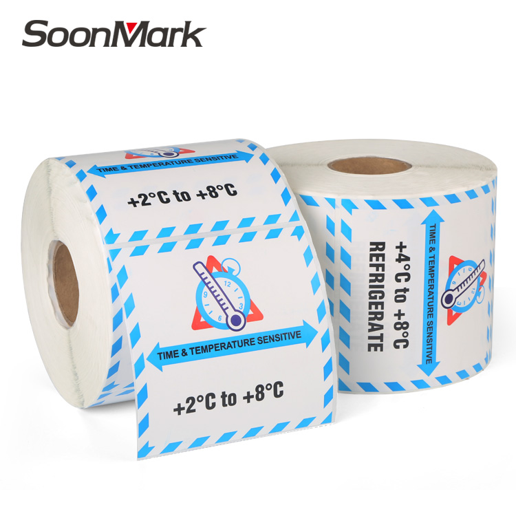 Warning Adhesive Shipping Label