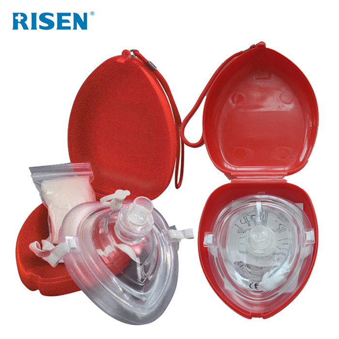 Cpr Breathing Barrier/medical Face Shield Mask/lifeguard Cpr Mask, High