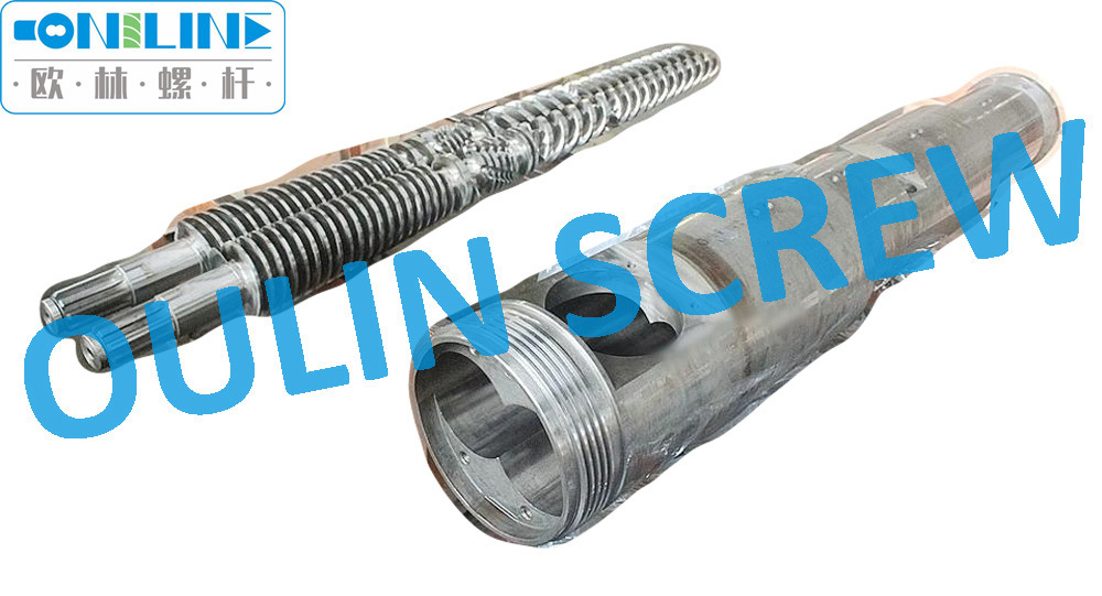 65/132 Conical Twin Screw Barrel for Jwell, Liansu Extrusion