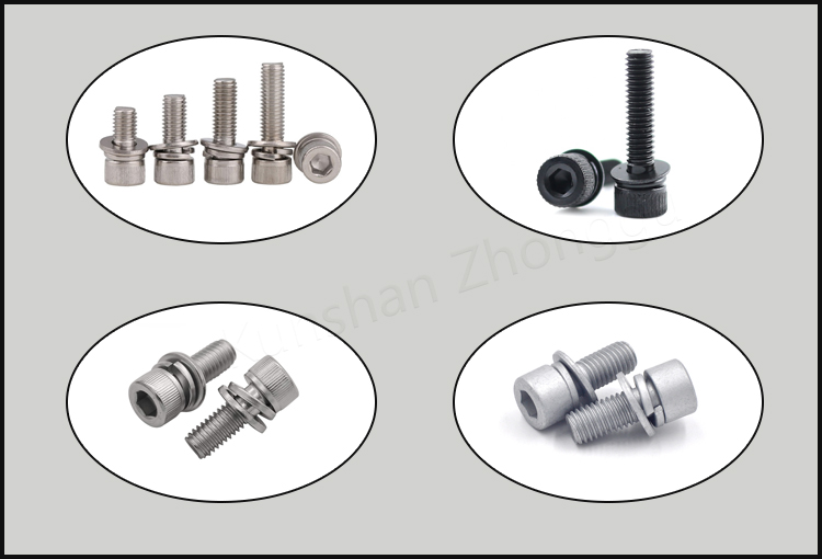 Stainless Steel Hex Socket Head Screw With Washer