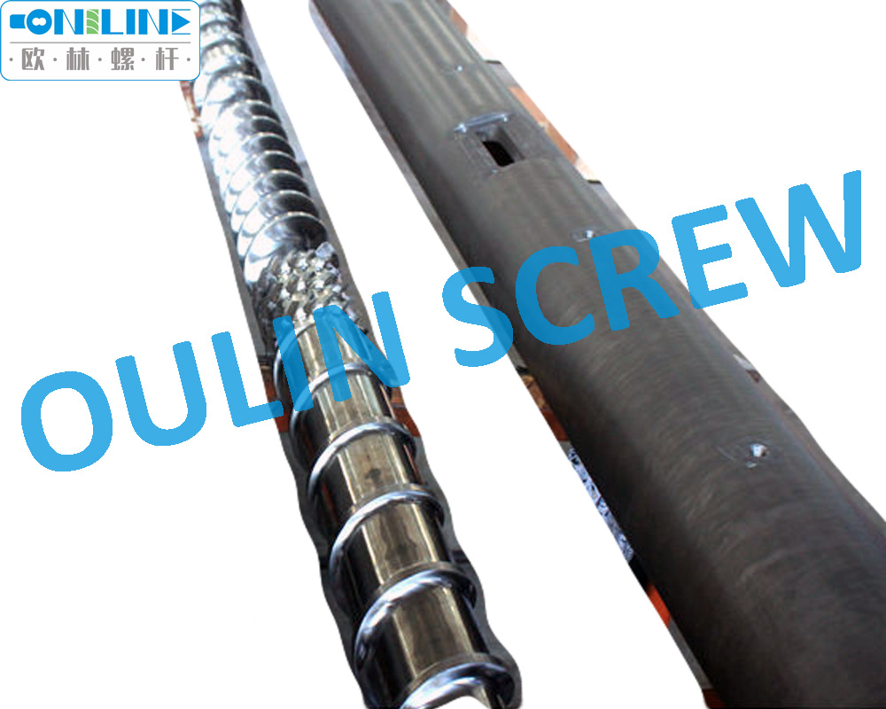 100mm Single Screw and Barrel for Film Recycling Pellets