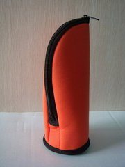 Neoprene padrão Zip Lápis capa caneta lápis Stand lápis jarra de lápis porta -lápis