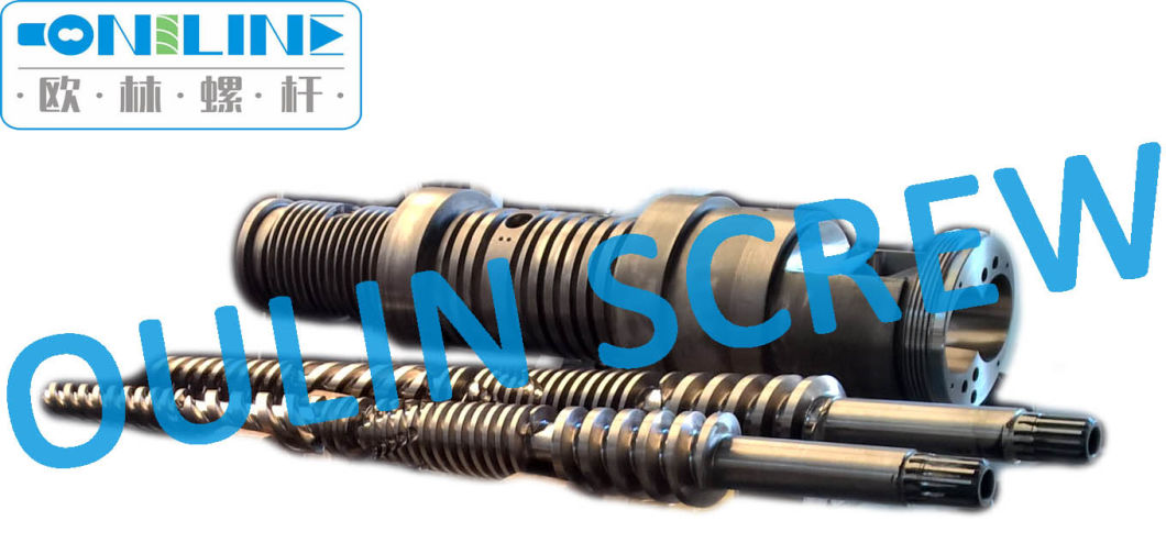 Bimetallic Twin Conical Screw Turn für Plastikbodenmatte