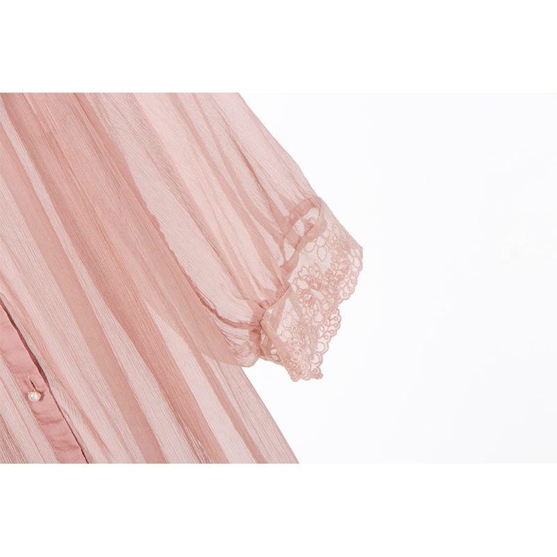 Casual V-neck Real Silk Dress