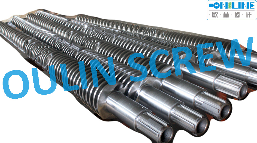 Liansu Lse65/132 Twin Conical Screw and Barrel for PVC Extrusion