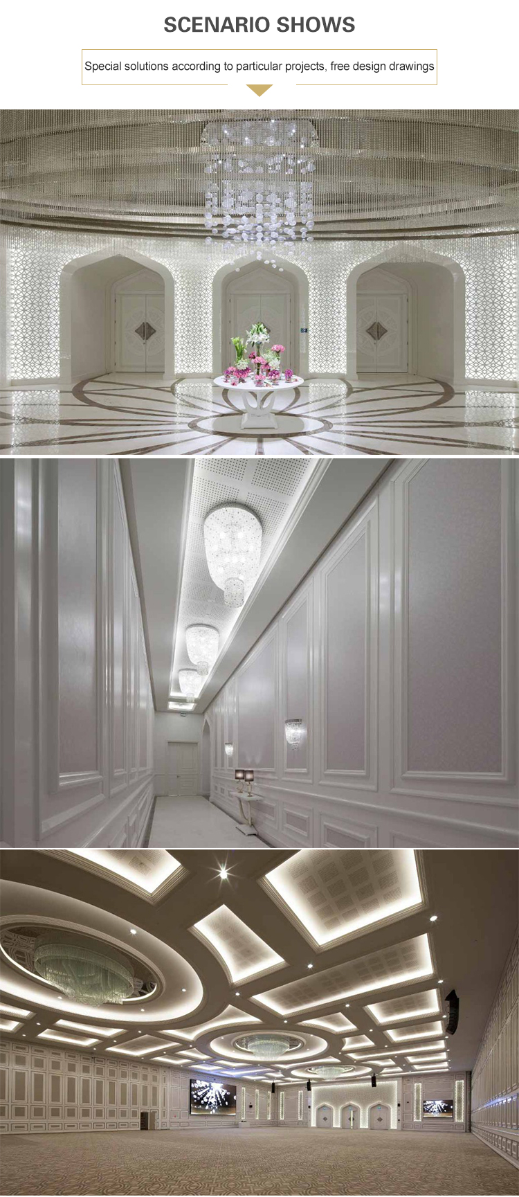 professional design corridor chandelider