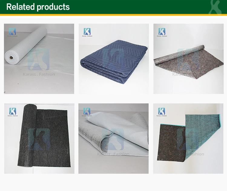 Kina polyester filt rörliga filtar för möbler