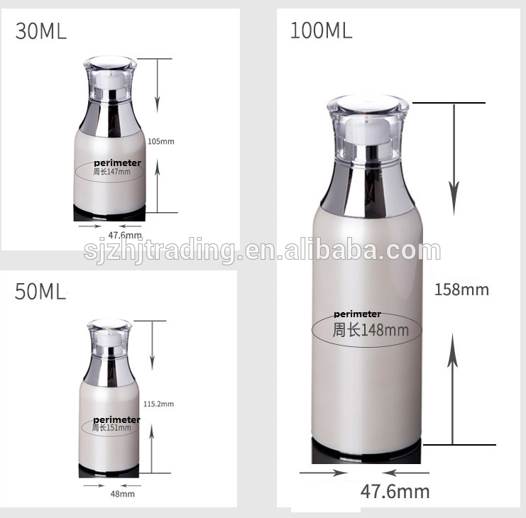 High-grade Korean pearl white acrylic cream bottles