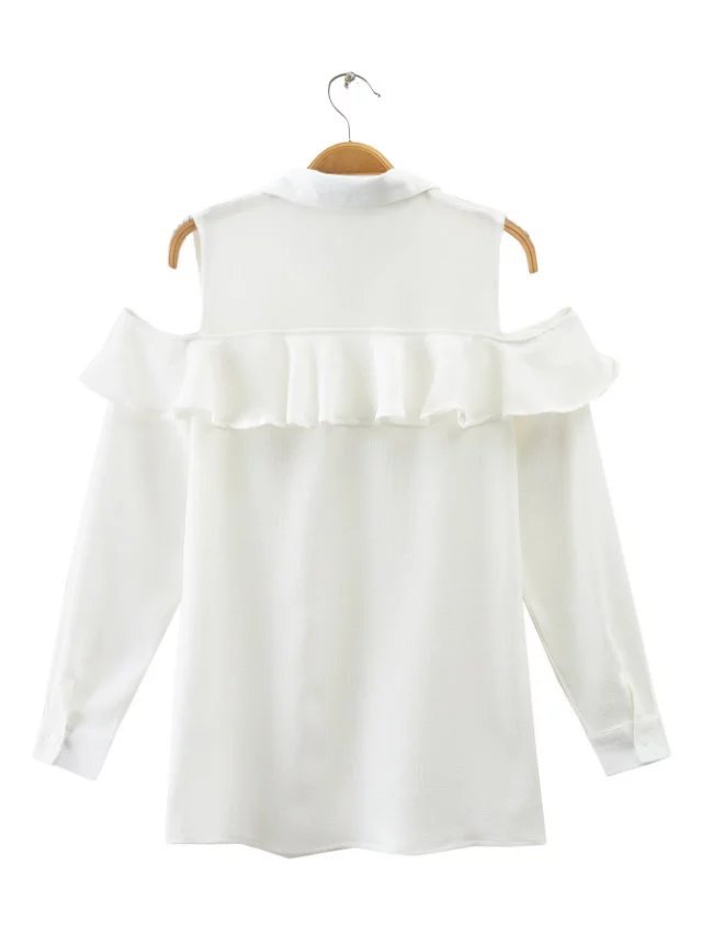 Spring Women's Shoulder-Exposed Top