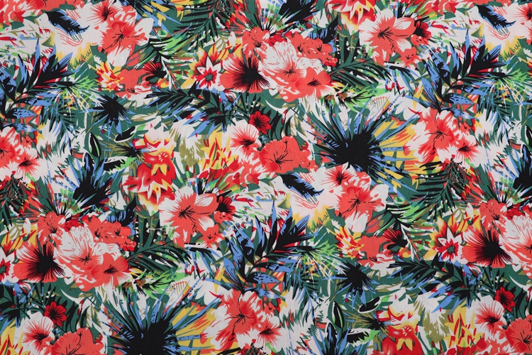 100% Woven Viscose Voile Printed &Dyed Fabrics