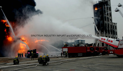 Top Quality Air-Turbine Fire Fighting Truck Fire Station Fire Trucks of HOWO Chassis