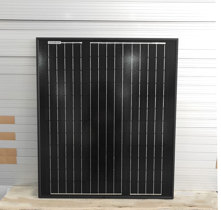 Customized 50w full black solar panel 