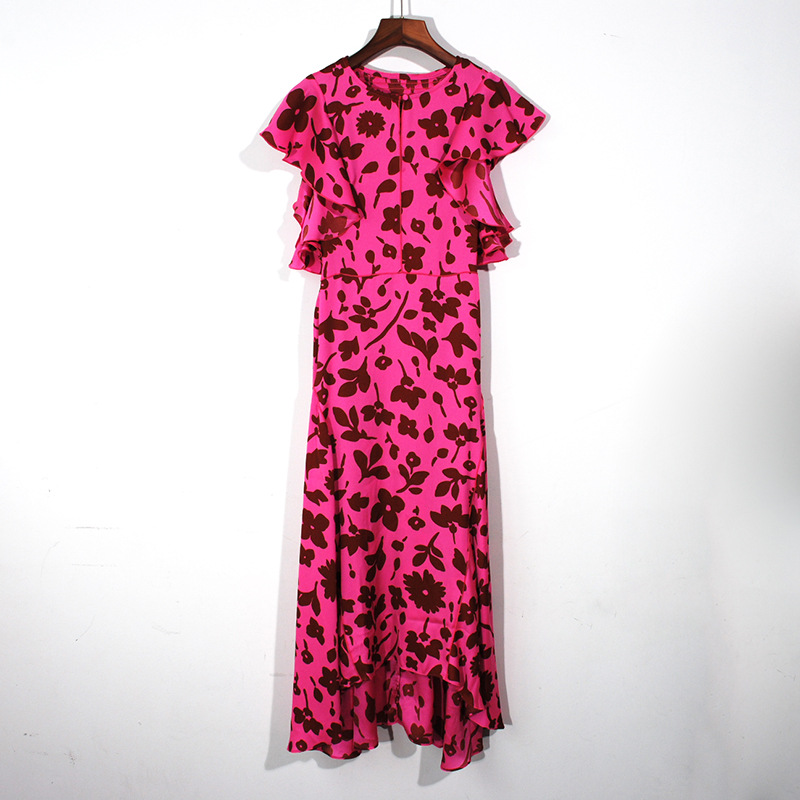 Woman Summer Dresses Printed Floral Casual