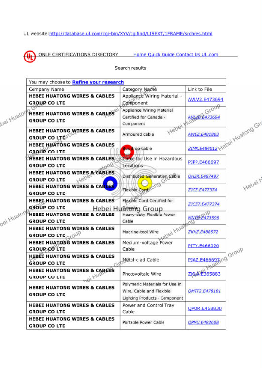 Low Voltage Overhead Service Drop Cable