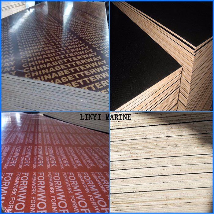 18mm Brown Film Faced Plywood Shuttering Plywood