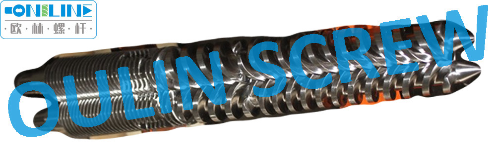 45/90 Twin Conical Screw and Barrel for PVC Extrusion