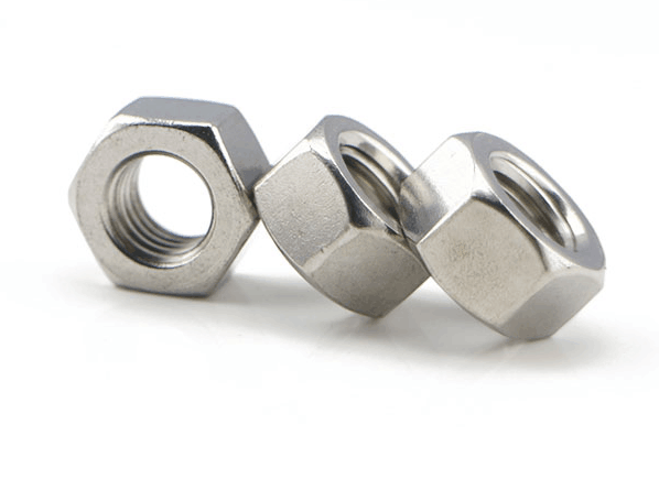 Hexagon nuts with stainless steel