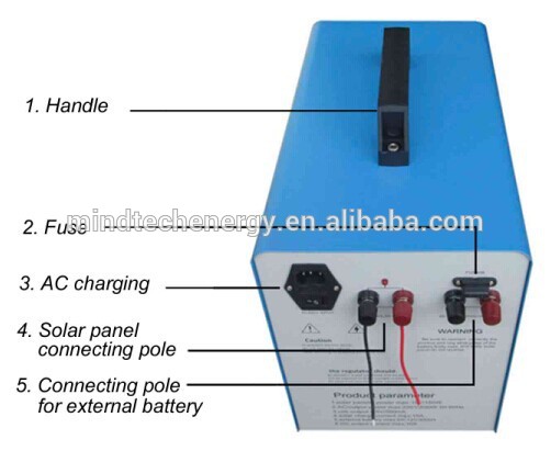 500w Portable Solar Generator