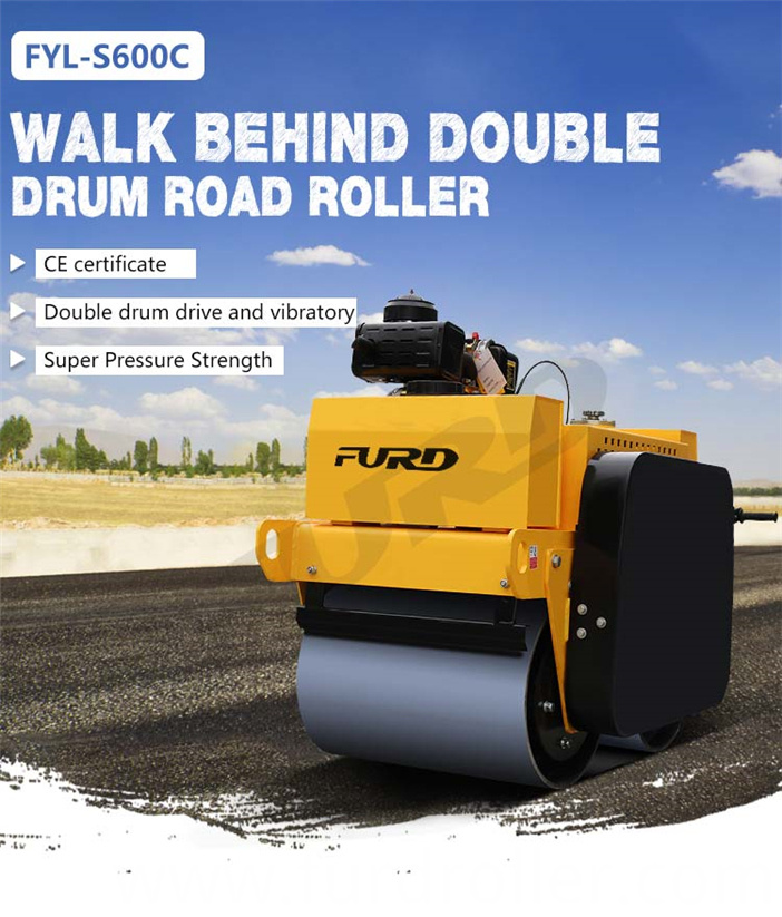 66 Single Smooth Drum Ride-On Vibratory Roller Compactor