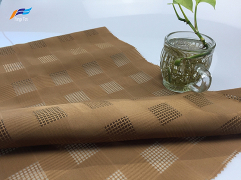 30D FDY 100% Polyester Plaid Brushed Fabric 2