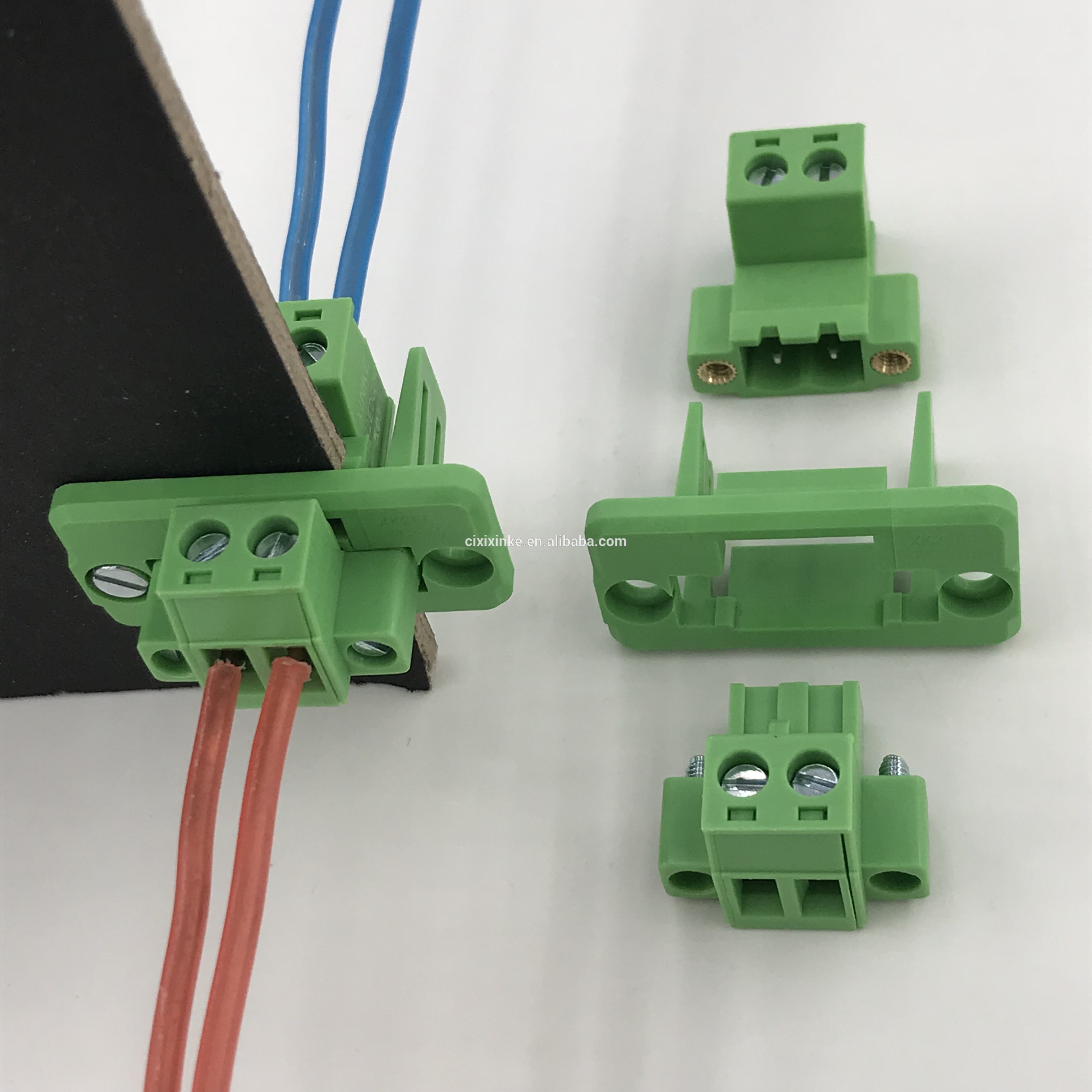 90 Degree Right Angle Spring Terminal Block