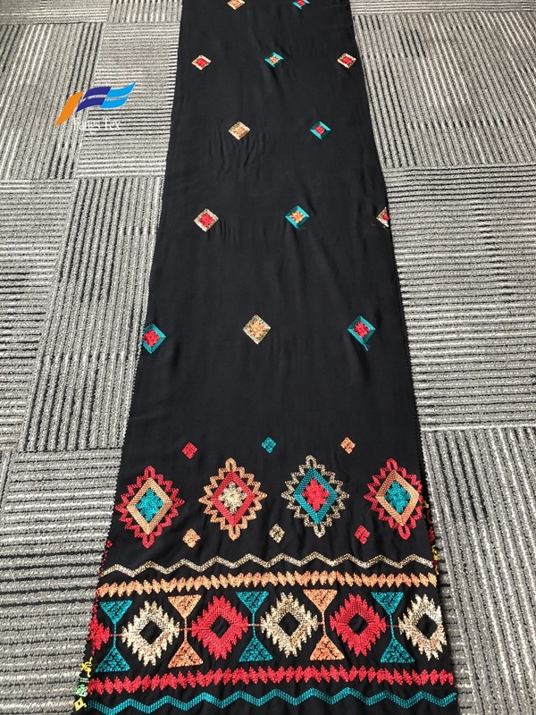 100% polyester wool peach fabric and emb