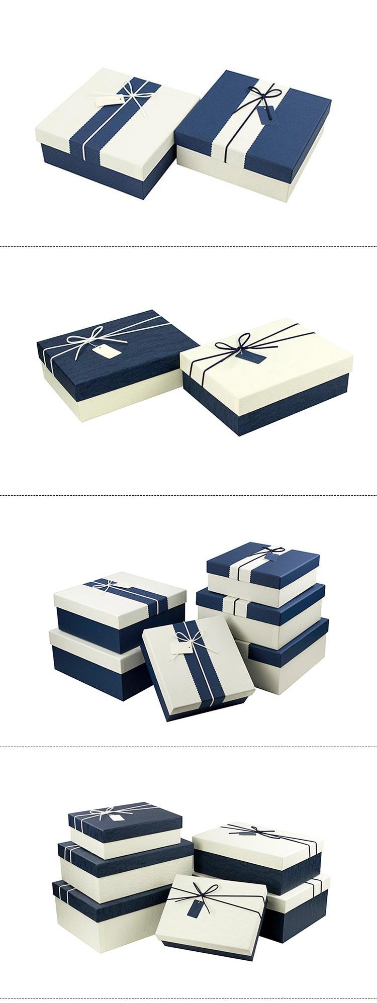 Gift-Wrapped Present Packaging Box