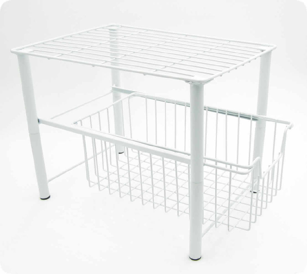 Double foldable storage rack