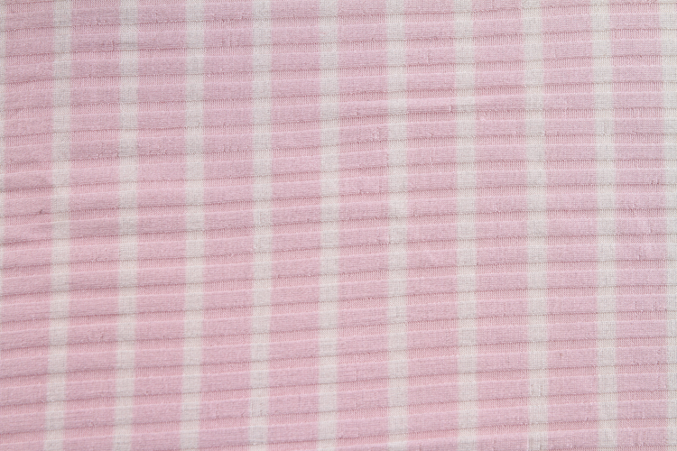 Rib Fabric Custom Pink Soft