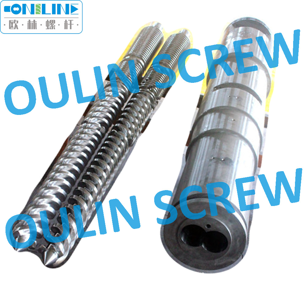 92/188 Twin Conical Screw and Barrel for WPC Door, Spc Floor