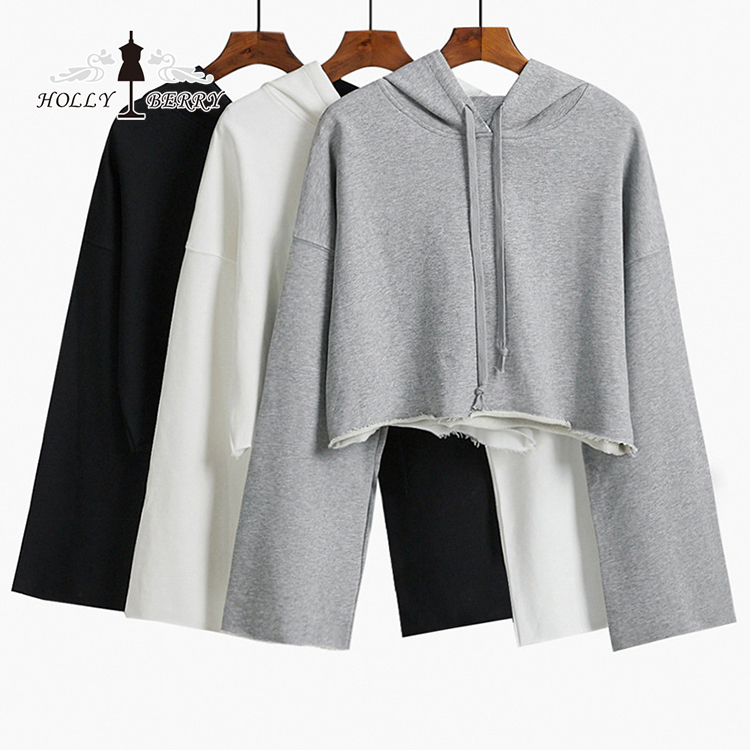 Fashion Crop Top Hoodies