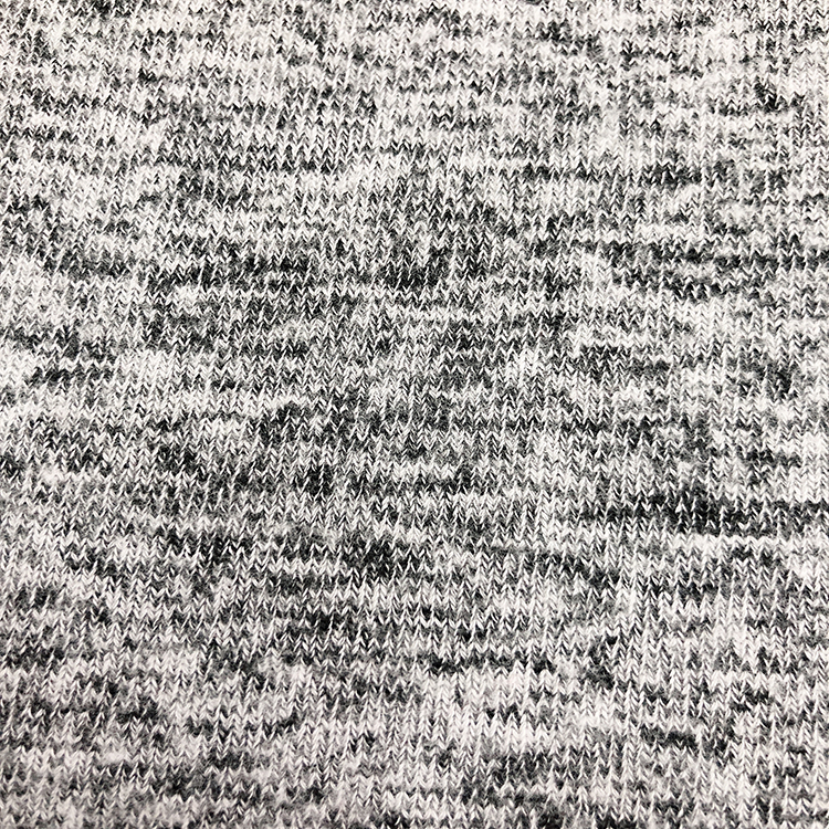 Gray Poly Viscose Hacci