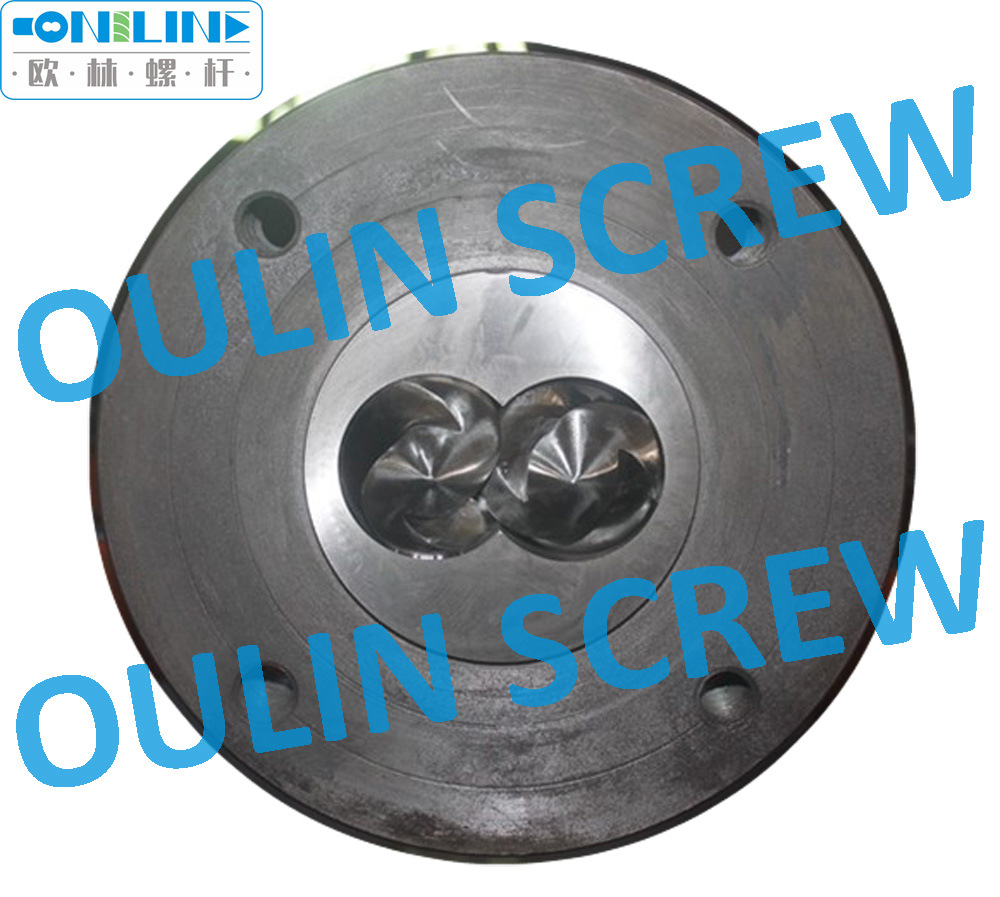 Twin Conical Screw and Barrel for Hans Weber Extrusion, Window Profile, Pipe, WPC, Granulation