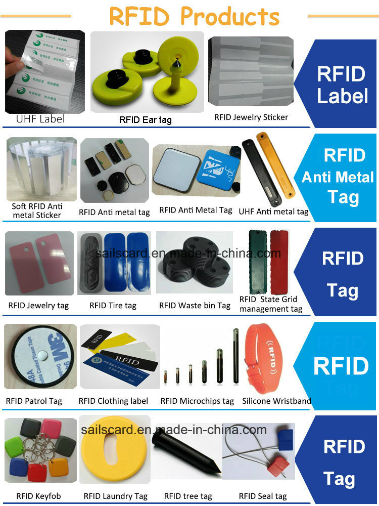 RFID Jewelry Tag Plastic PVC Hang Tag