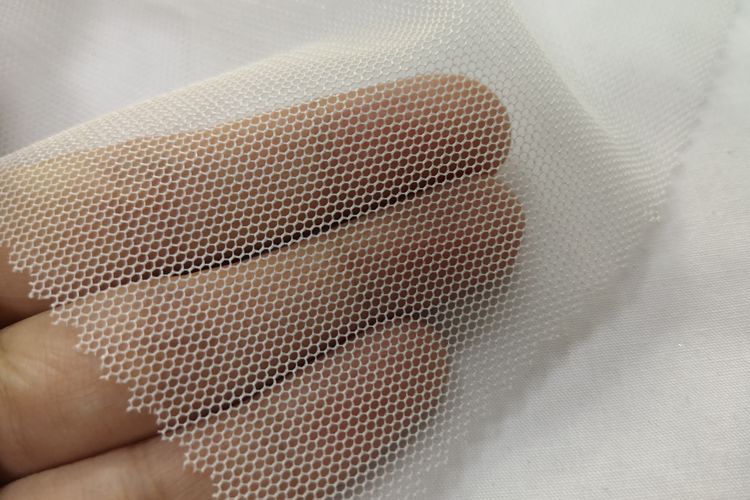 Casual 50D Polyester Knit Mesh Net Dress Fabric