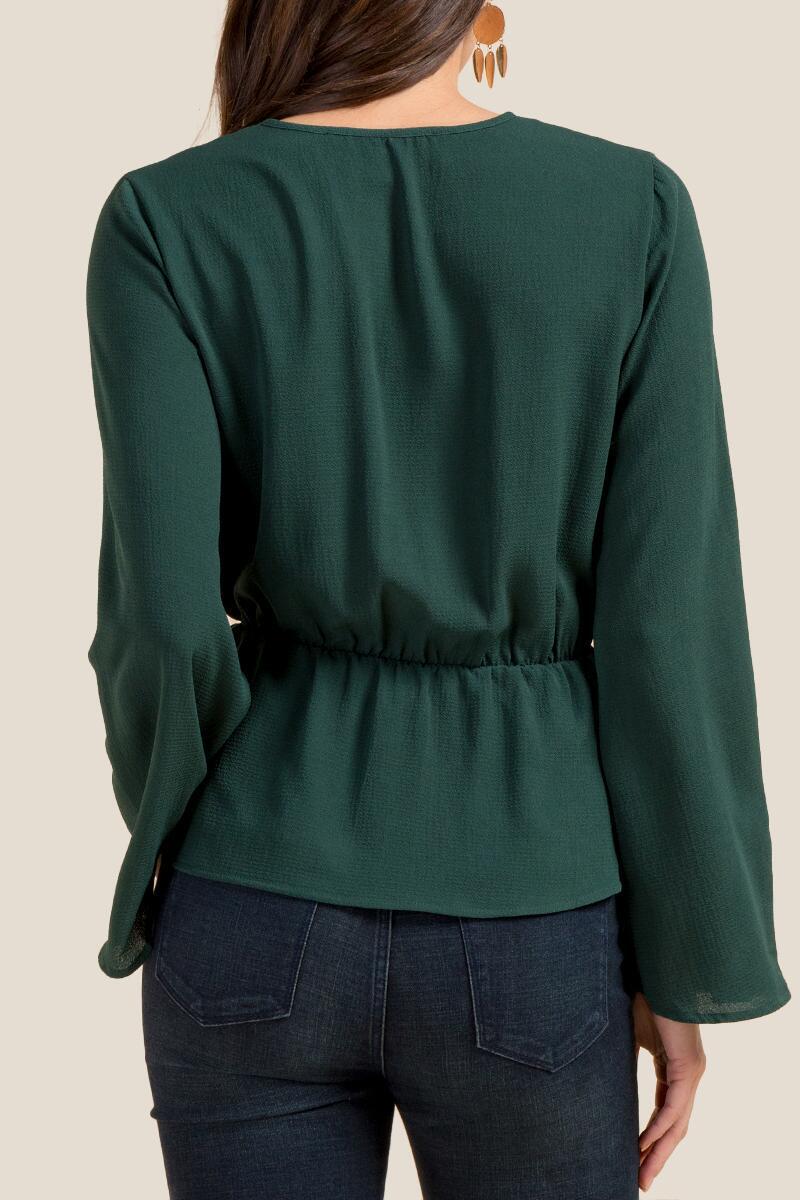 Women Shirt Lotus Leaf Sleeve