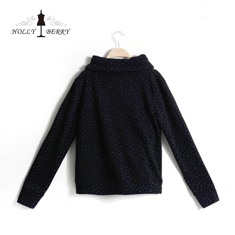 Star Patterned Women Sweatshirts