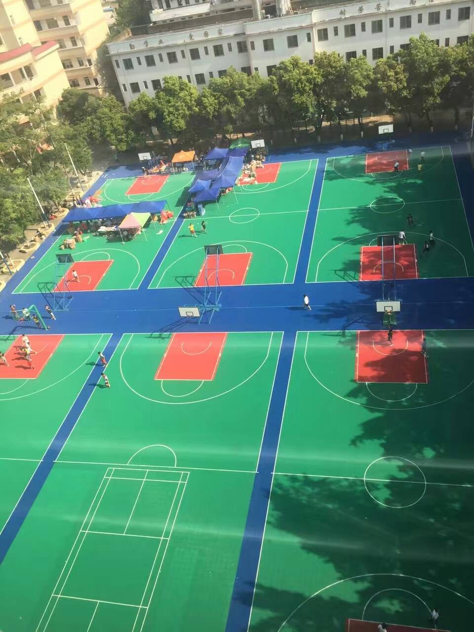 Outdoor Sports Flooring Surface