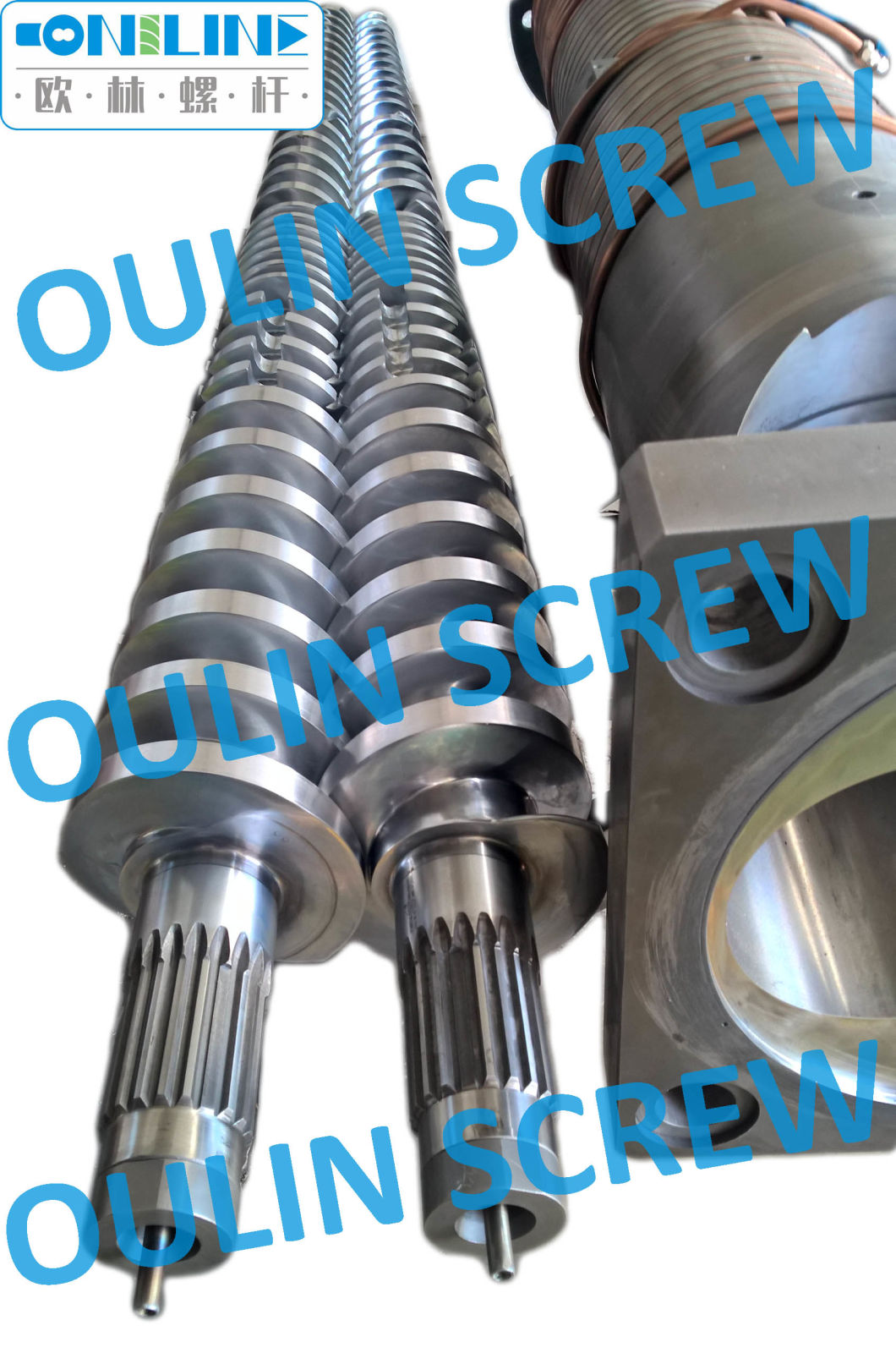 Twin Conical Screw and Barrel for WPC PVC Foam Door