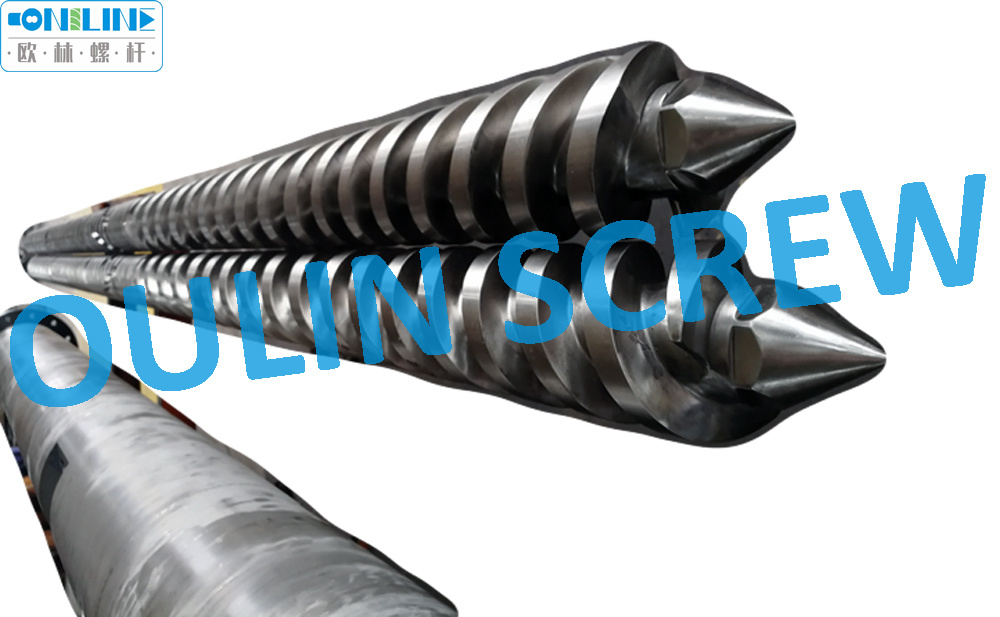 110/28 Twin Parallel Screw Barrel for PVC Extrusion