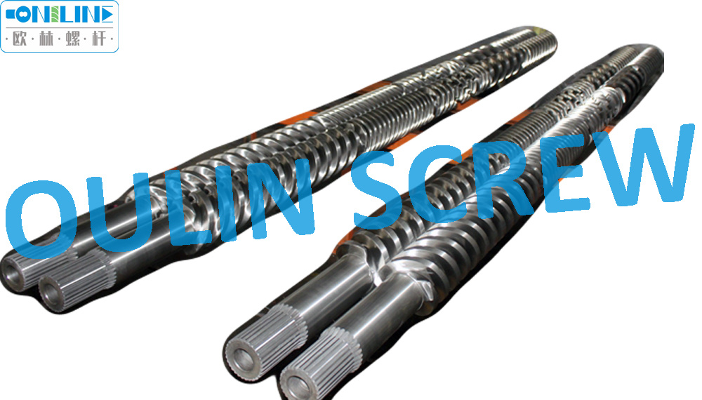 130/22 Twin Parallel Screw and Barrel for PVC Granulator