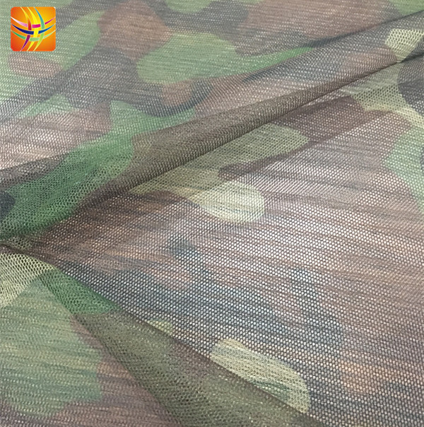 Camouflage Mesh Fabric