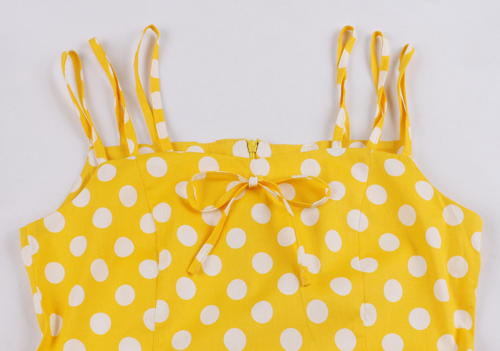 Polka Dot Printed Party Dress