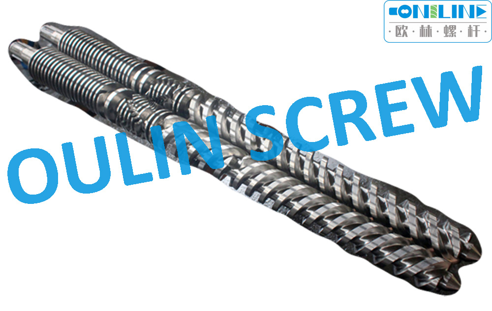 Jwell Liansu 65/132 Twin Conical Screw and Barrel for PVC Extrusion