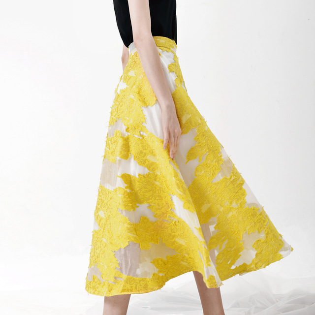 Floral Long Skirt