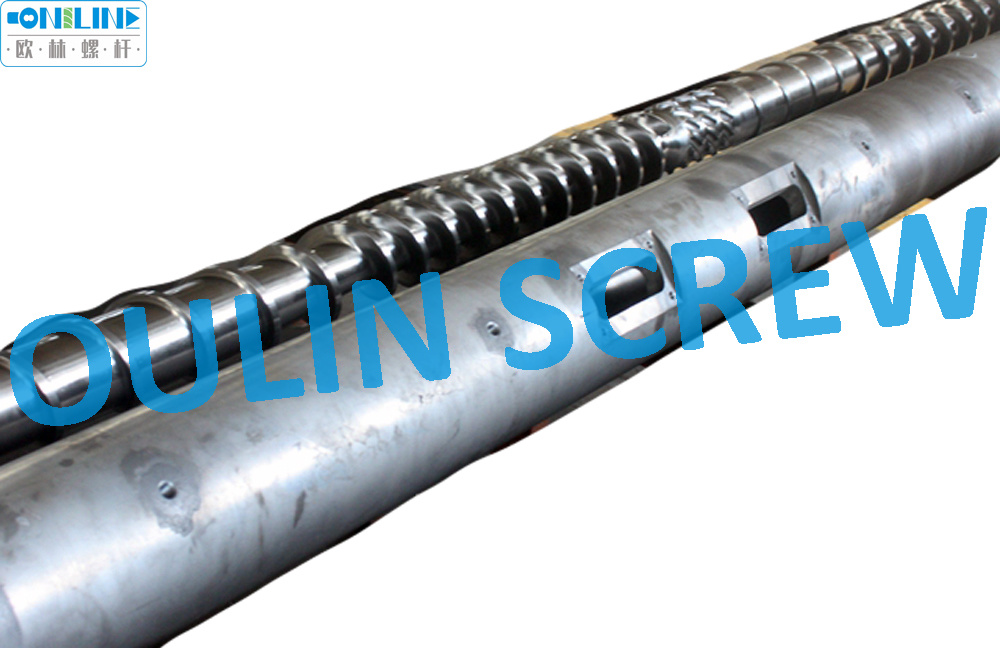 Vented Type Screw Barrel for Plastic Recycling Extrusion